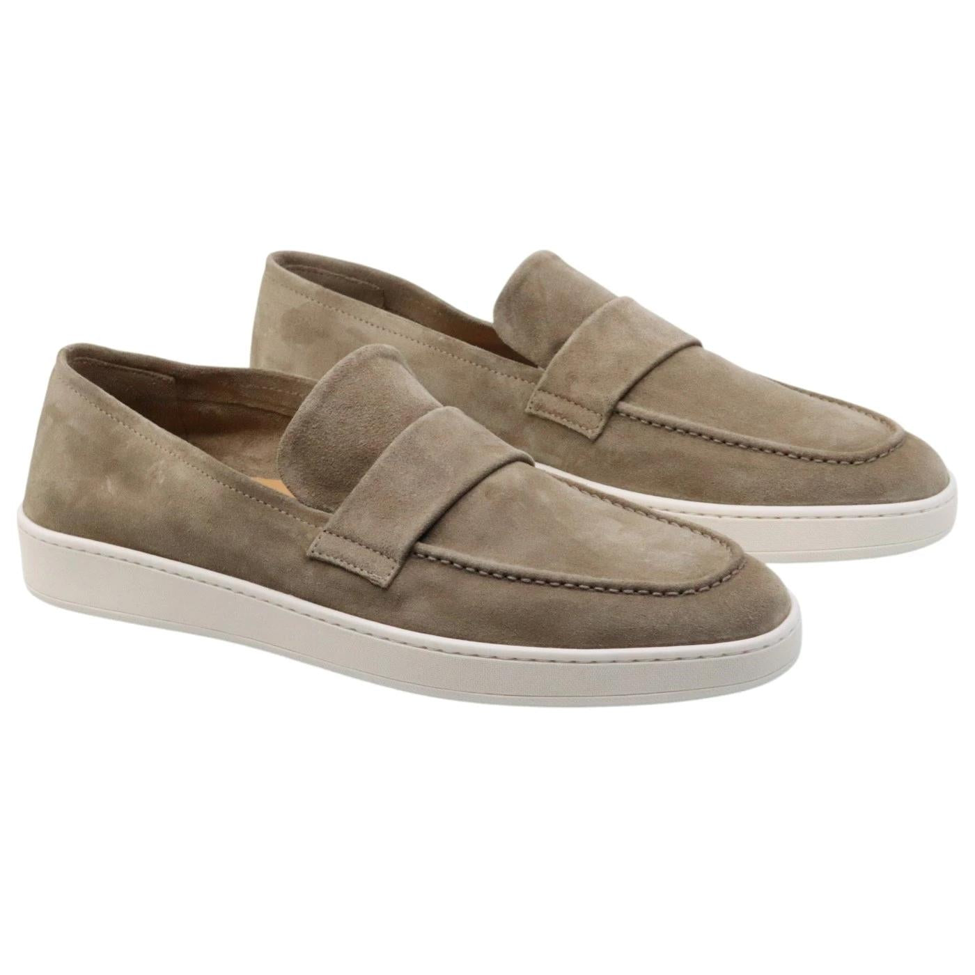 Mocassino uomo Rossano Bisconti 750 in camoscio antilope 