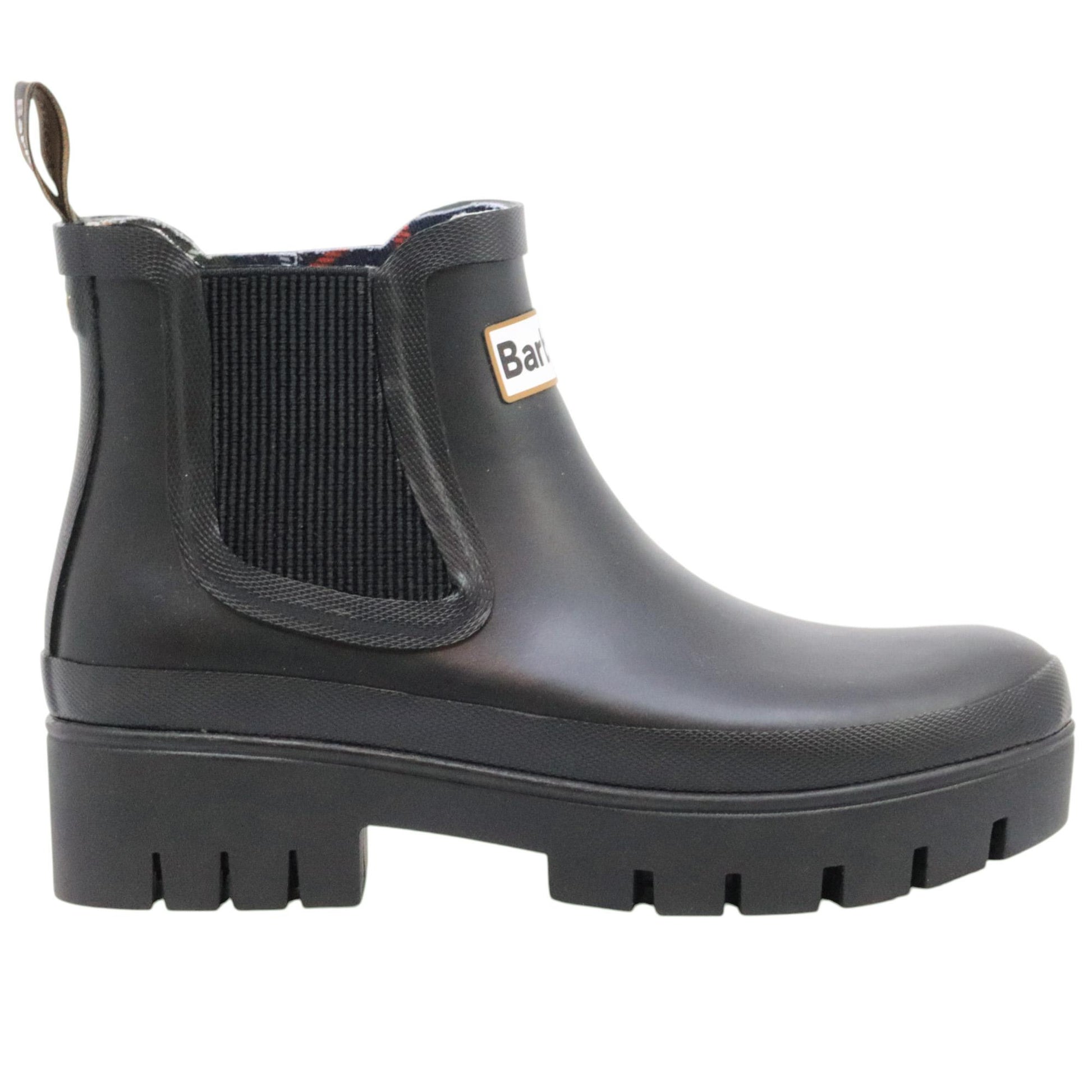 Barbour Halton LRF0100 tronchetto donna in gomma nera 