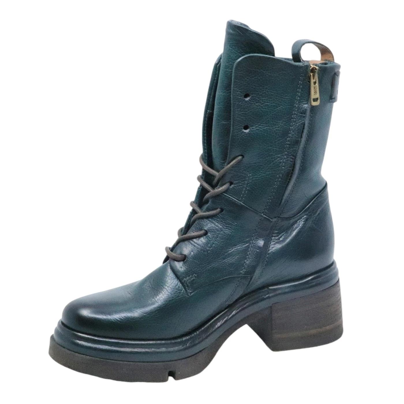 Anfibio donna AS98 A89214 in pelle verde 