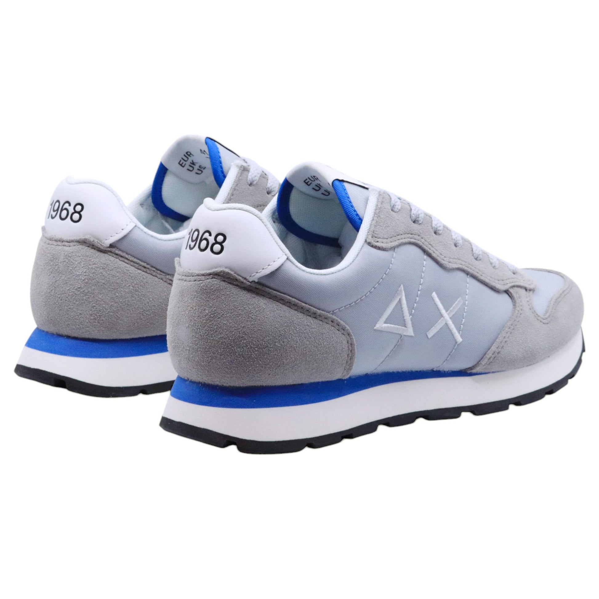 Sneaker uomo Sun68 Tom Solid Z35101 in tessuto grigio 