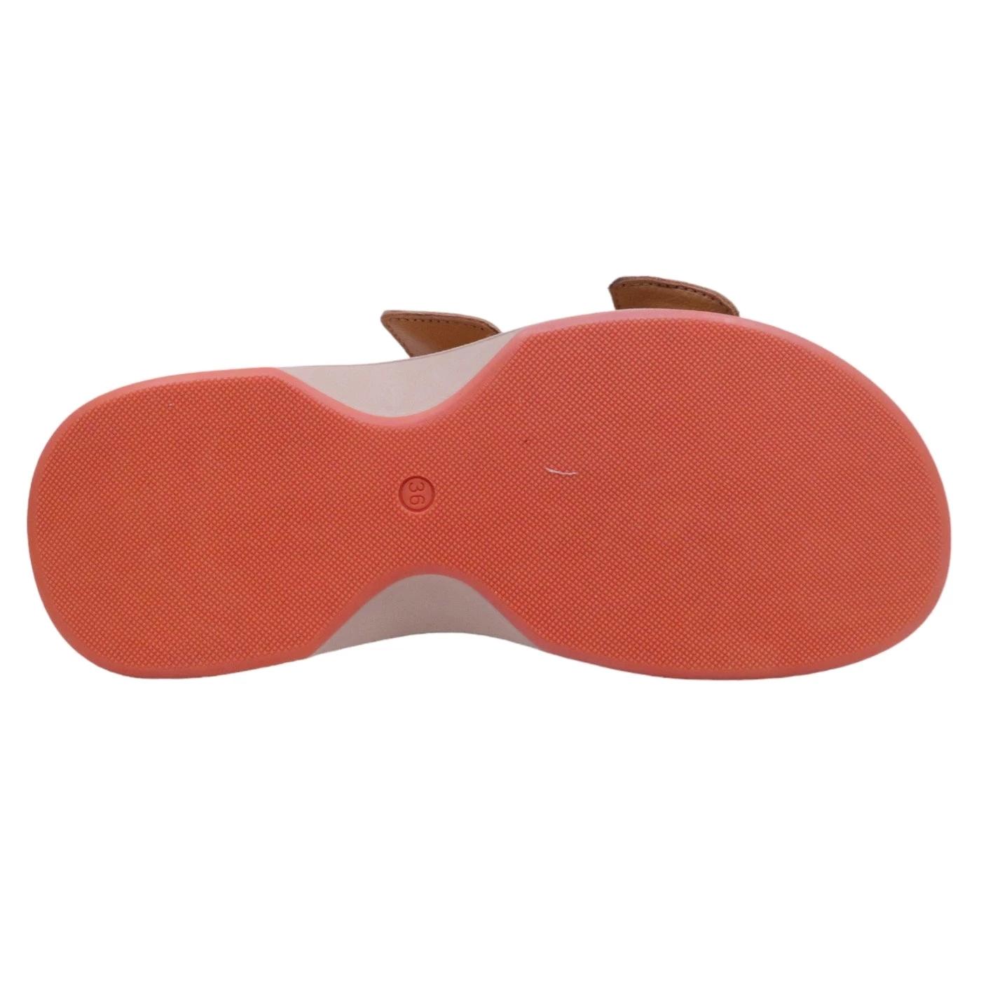 Sandalo zeppa Mjus T99001 in pelle beige 