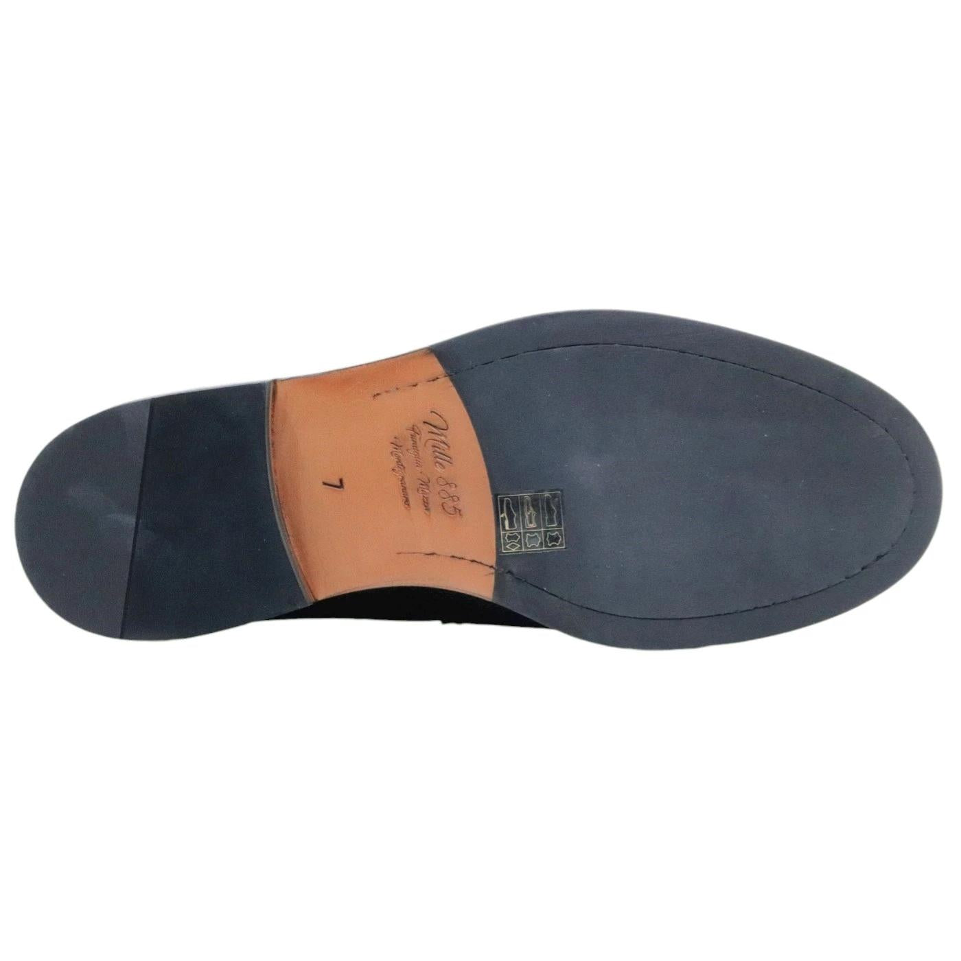 Mocassino uomo Mille 885 Milano in pelle nera 