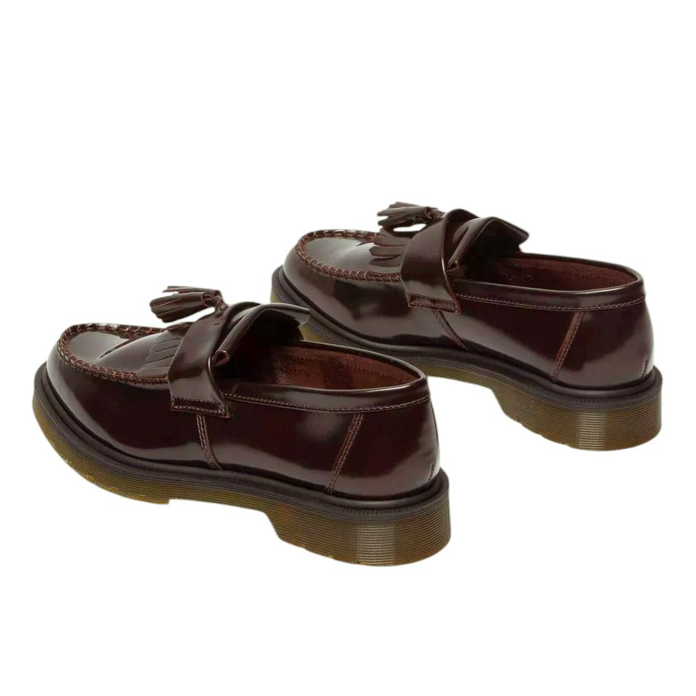 Dr. Martens Adrian loafer unisex in pelle Arcadia rossa ciliegia 