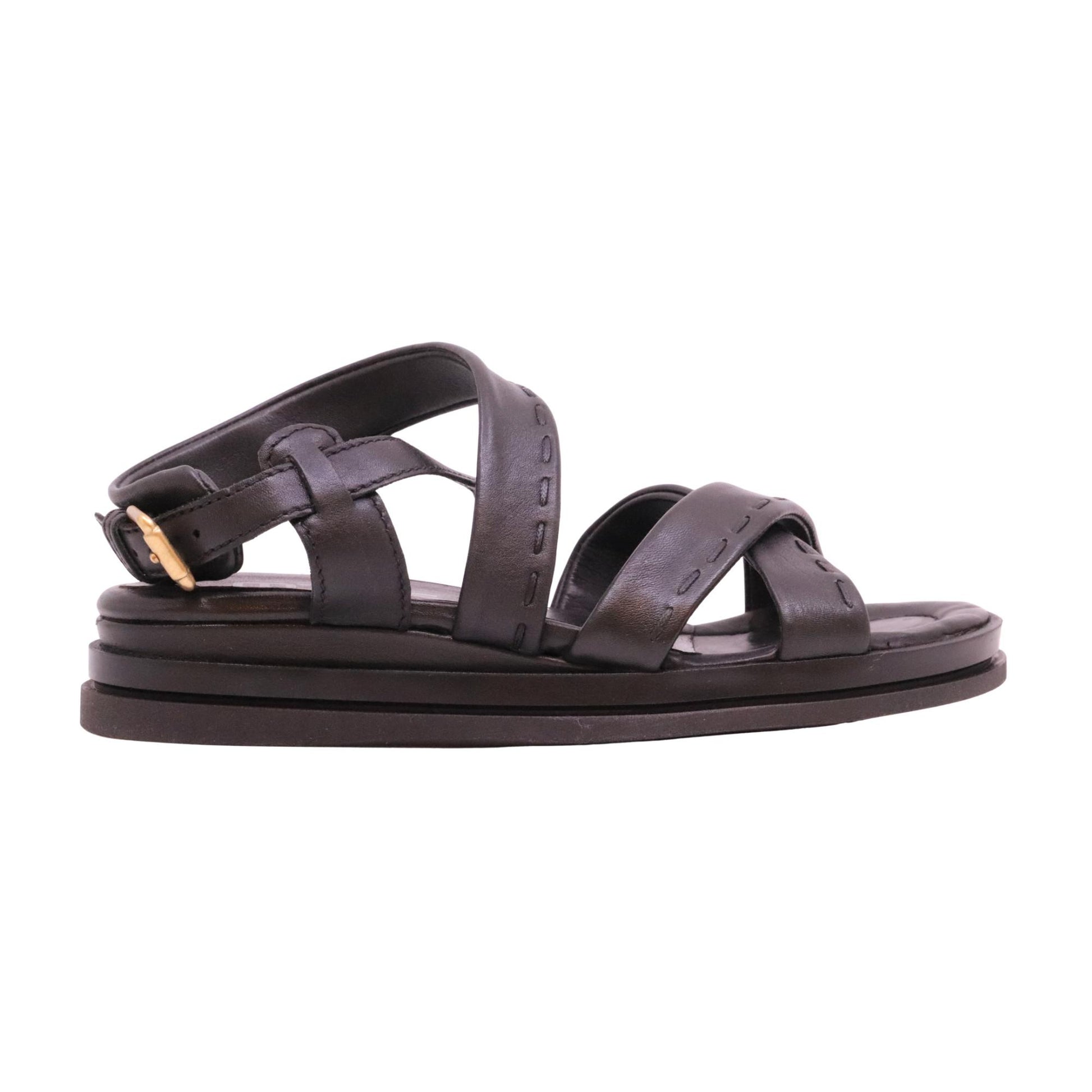 Mjus N14003 sandalo donna in pelle nera con zeppa 4 cm casual comfort<BR/> 
