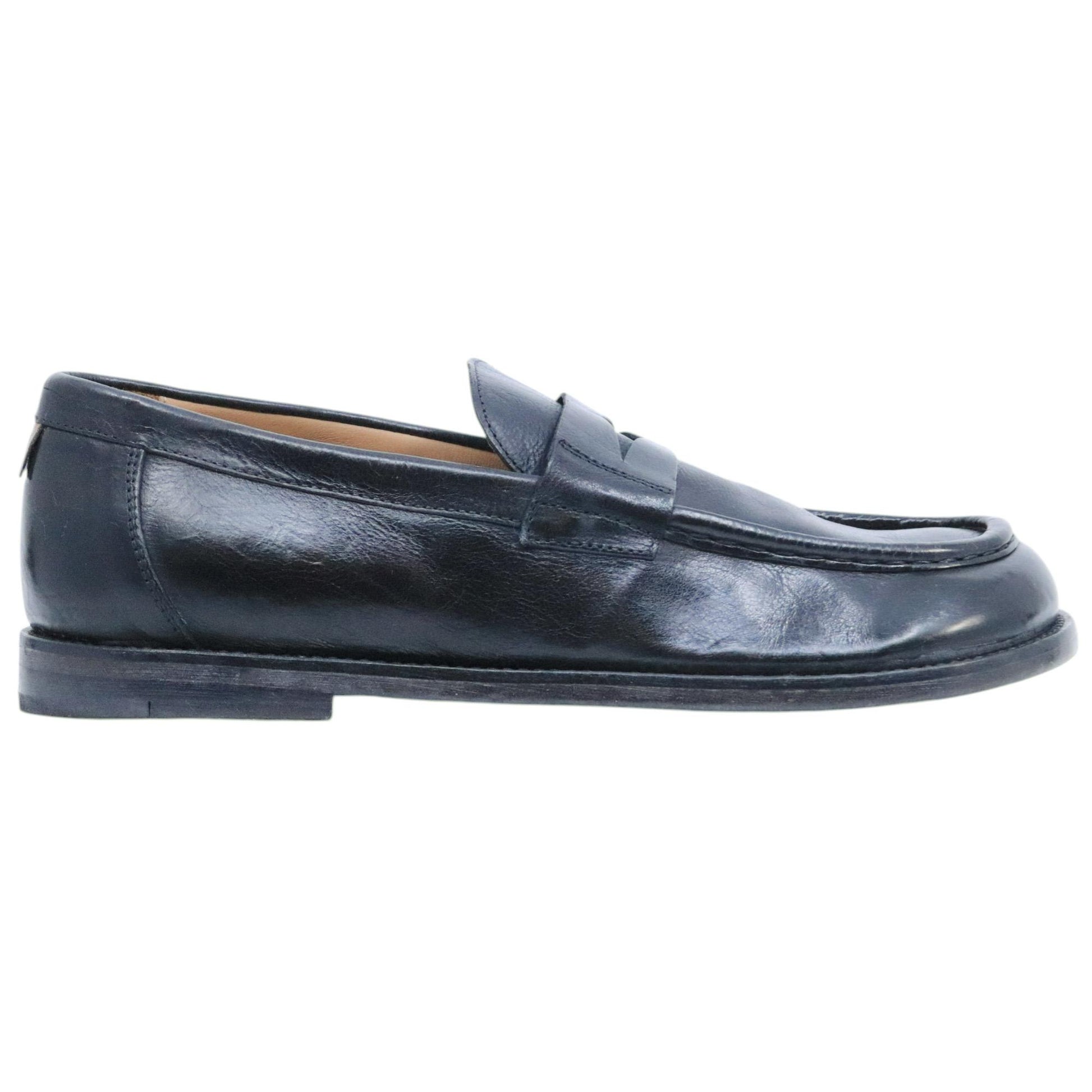 Mocassino uomo Moma 15502E in pelle nera 