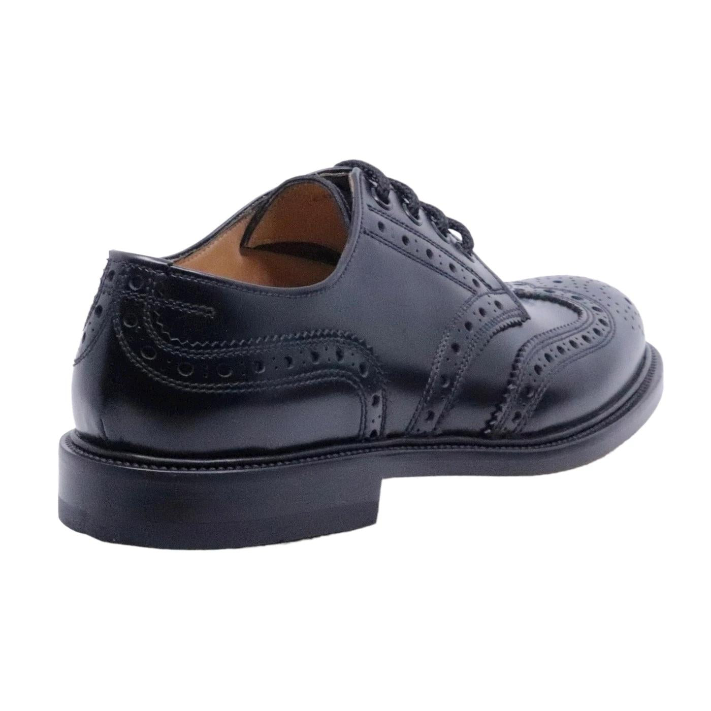 Scarpa Derby imperiale Mille 885 Country in pelle nera 