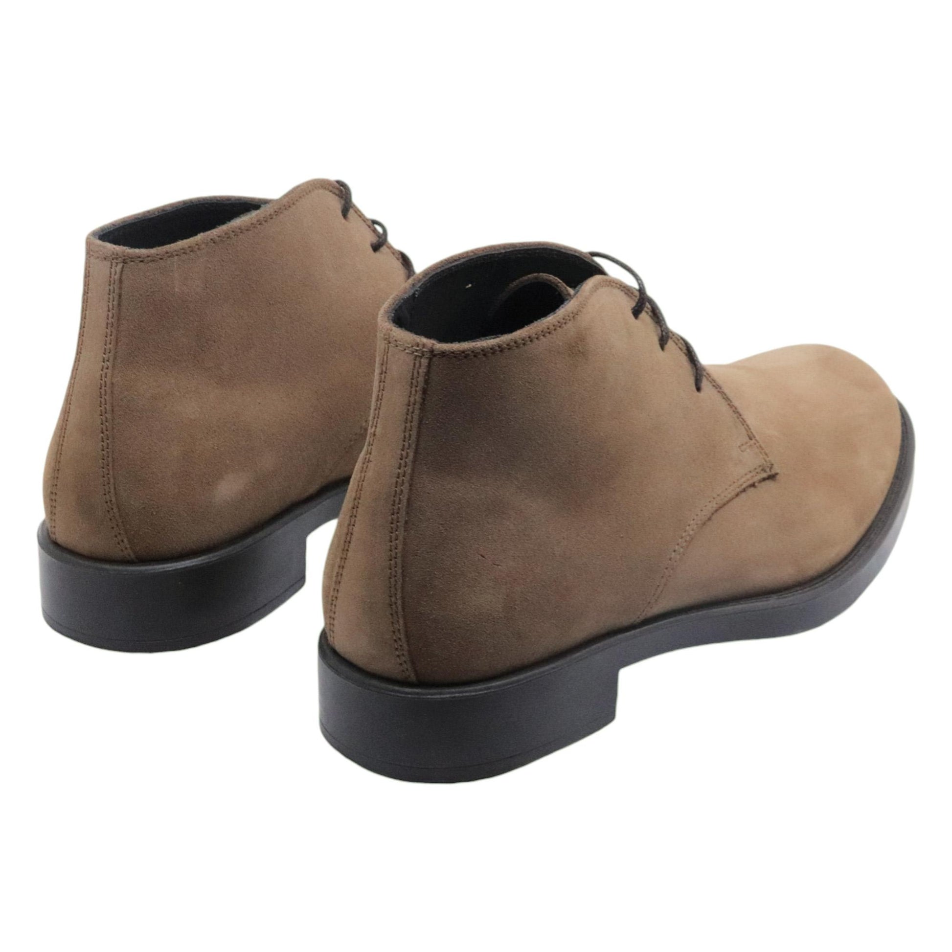 Antica Cuoieria 17337 Polacchino da uomo in camoscio gianduia 