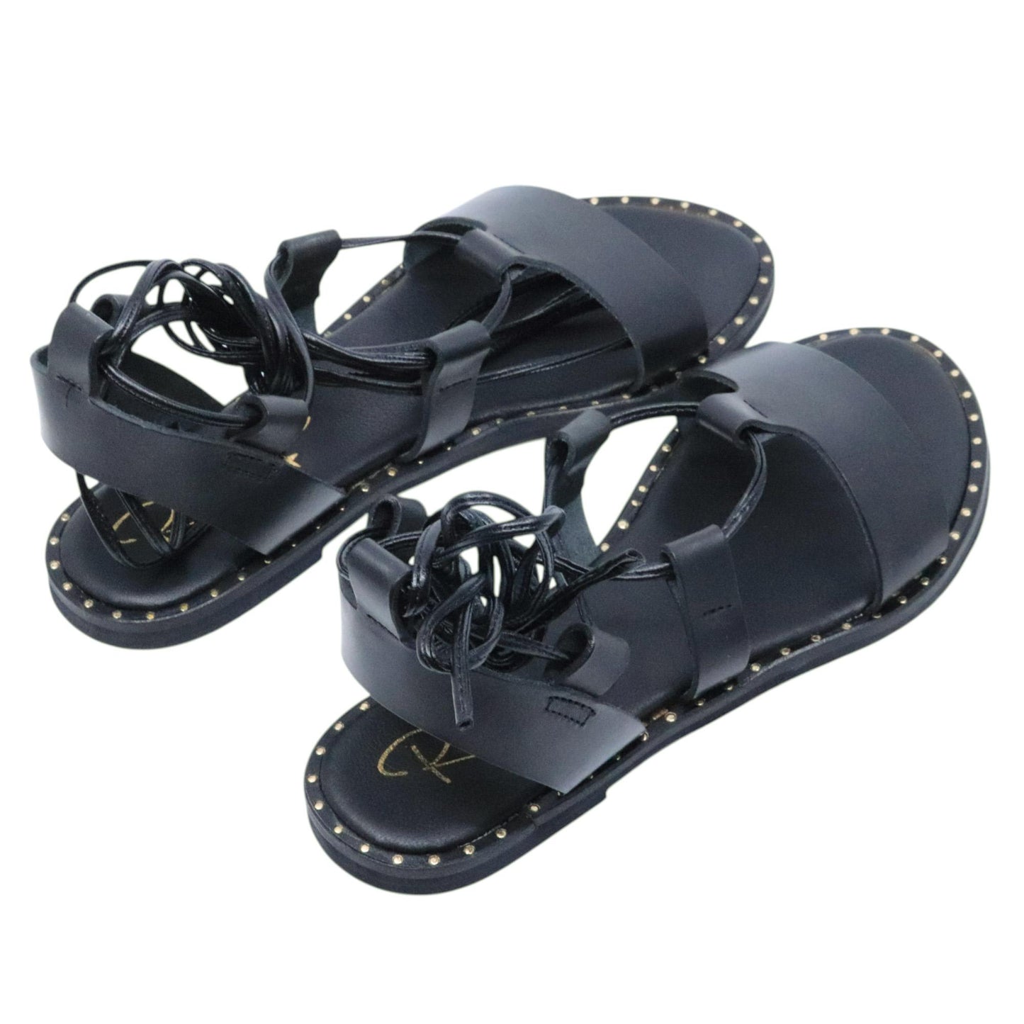 Sandalo donna Ranyé PCB05 in pelle nera 