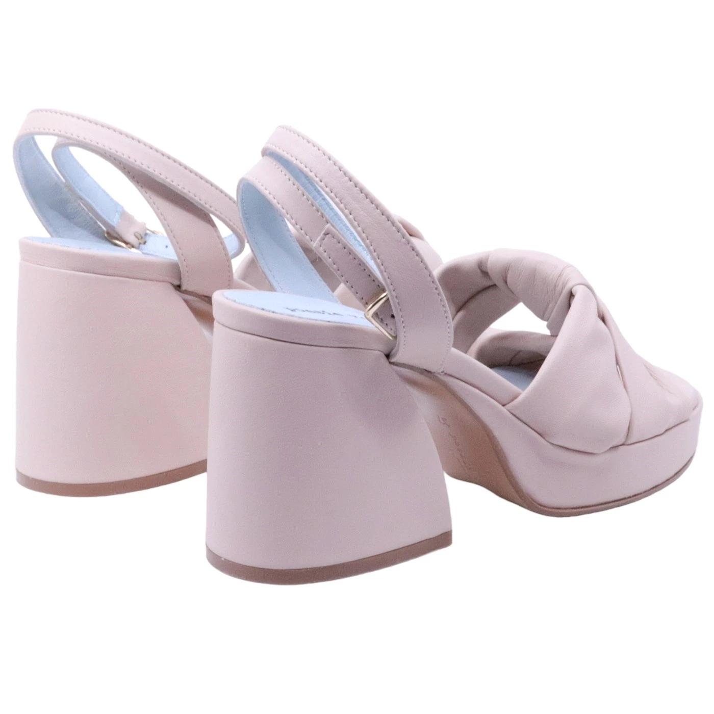 Sandalo donna Poesie Veneziane in pelle di colore nude 