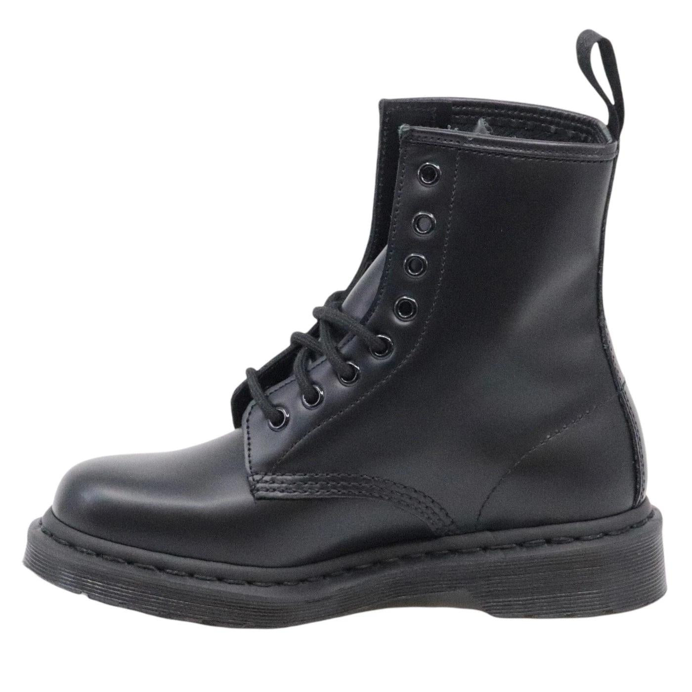 Dr. Martens 1460 Mono anfibio donna in pelle smooth nera 1460-MONO-BLKBLACK DR MARTENS