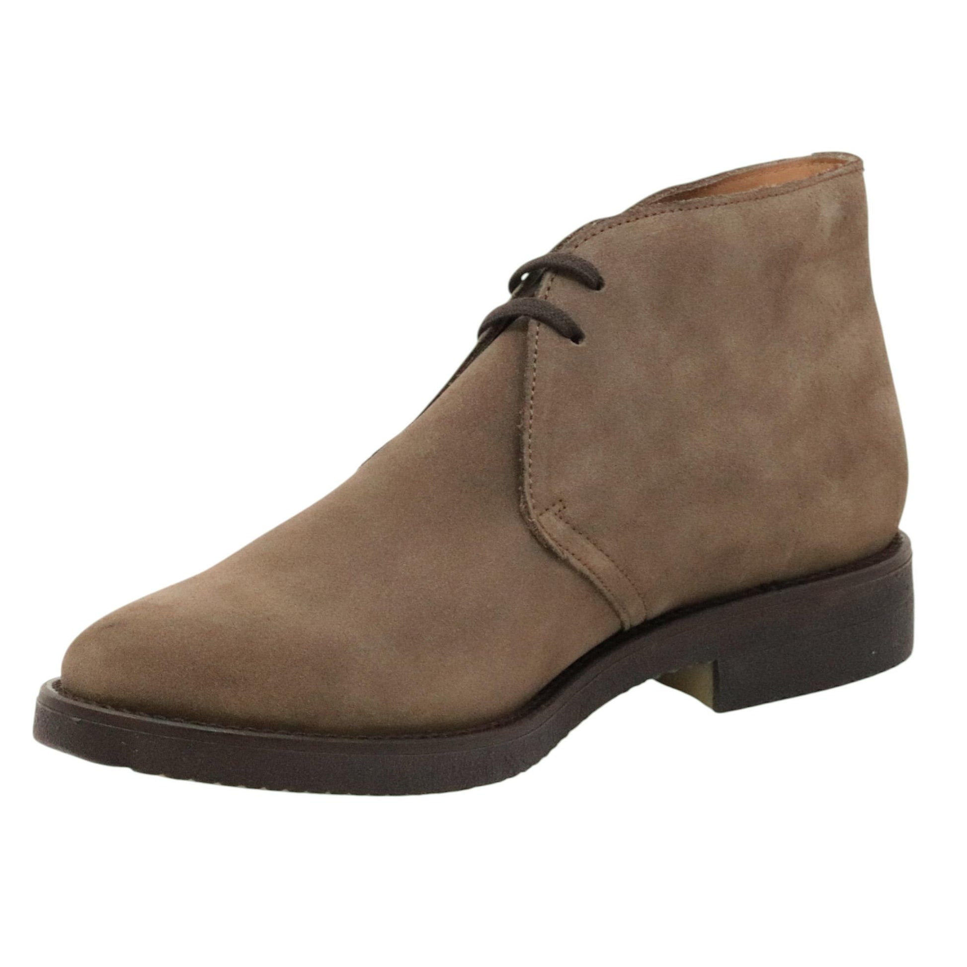 Antica Cuoieria 17671 polacchino uomo in camoscio saloon 