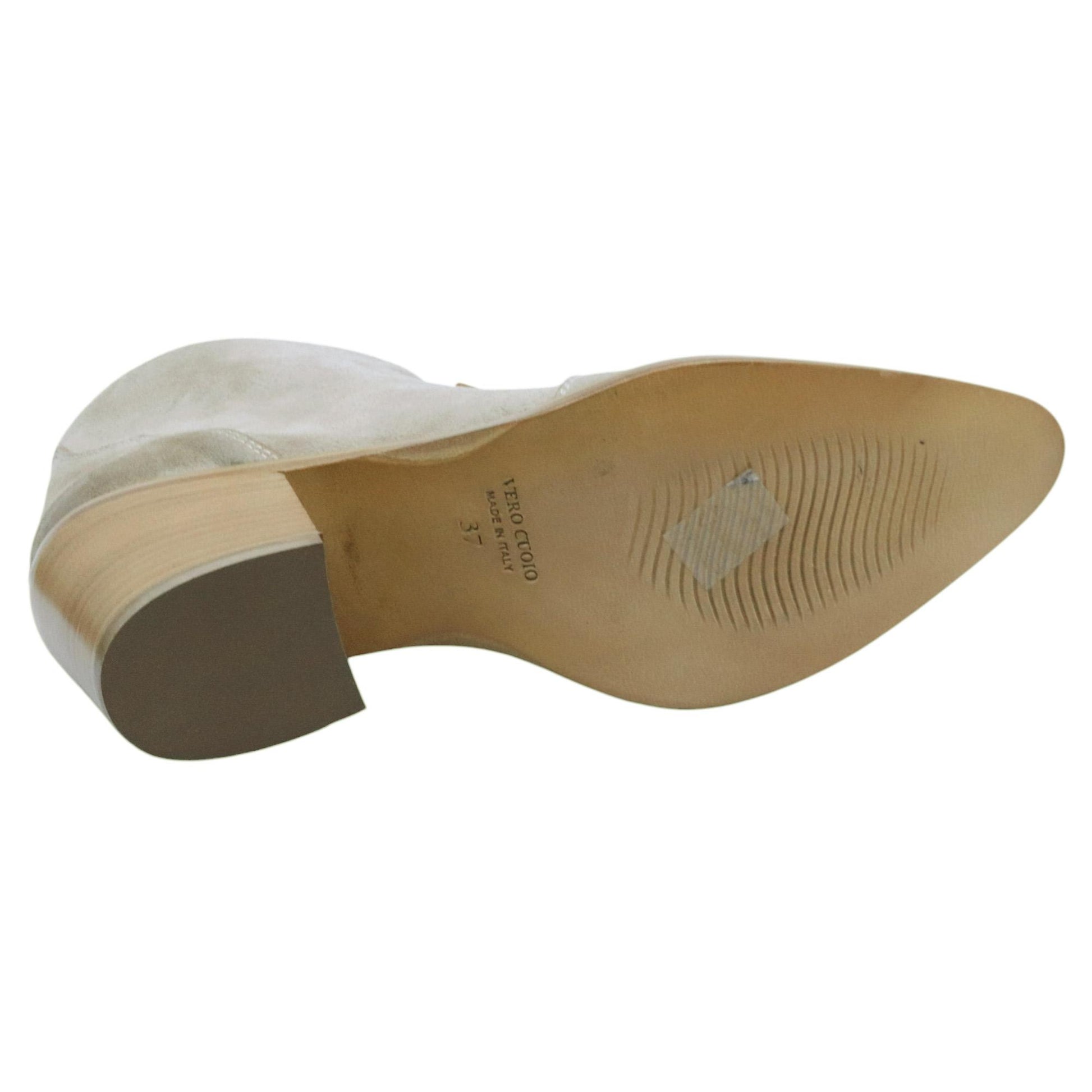 Stivaltto texano donna Curiositè 2722 in camoscio taupe 