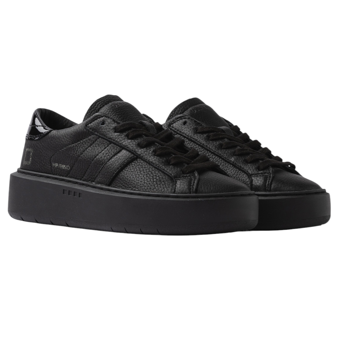 DATE Hill Platform Mono Black HP MN BK sneaker donna in pelle nera 