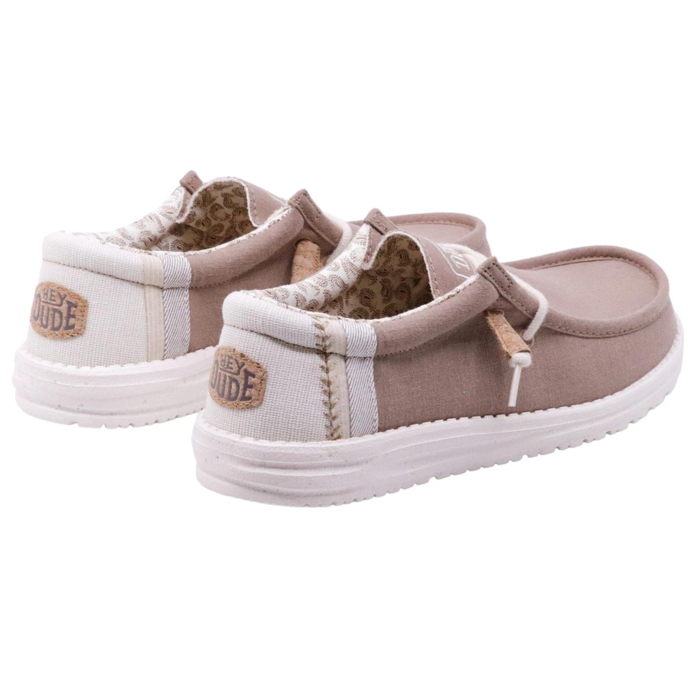 Hey Dude Wally Break Stitch sneaker uomo in argilla 