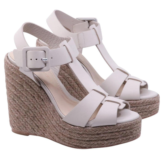 Sandalo con zeppa Paloma Barceló Alison in corda intrecciata 