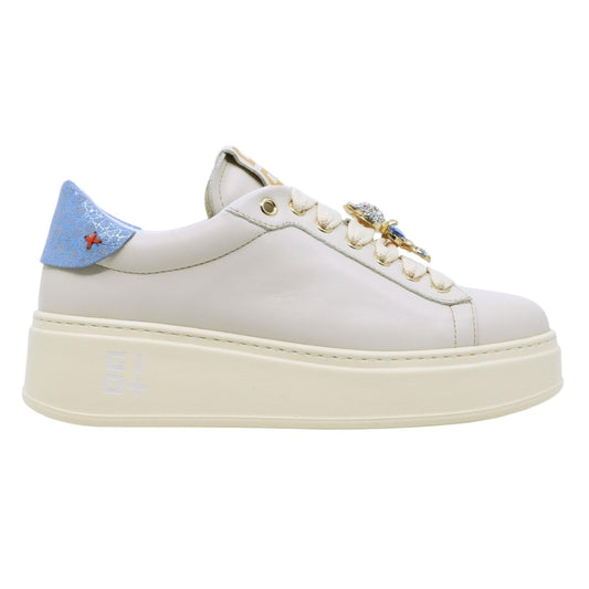 Sneaker donna Gio+ PIA312A in pelle beige 