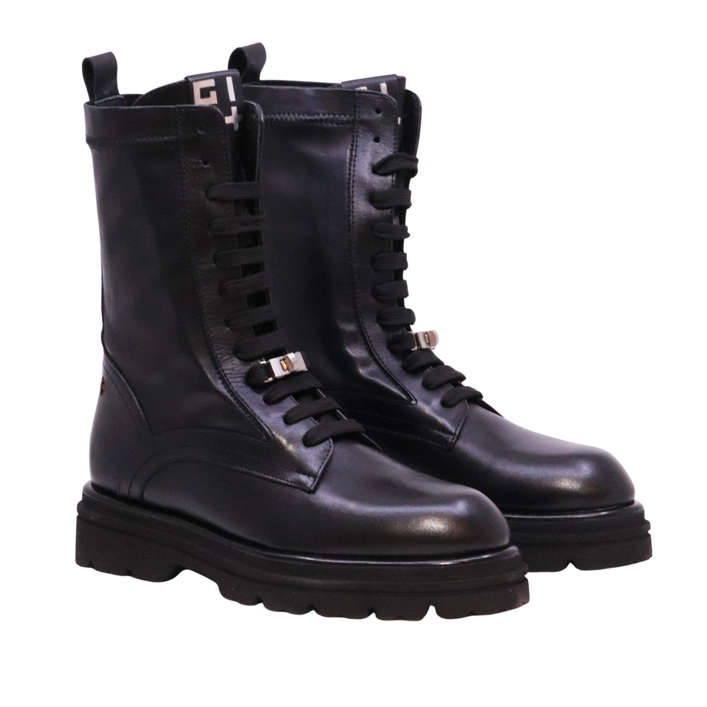 Gio+ Mia06C anfibio donna in pelle elasticizzata nera 