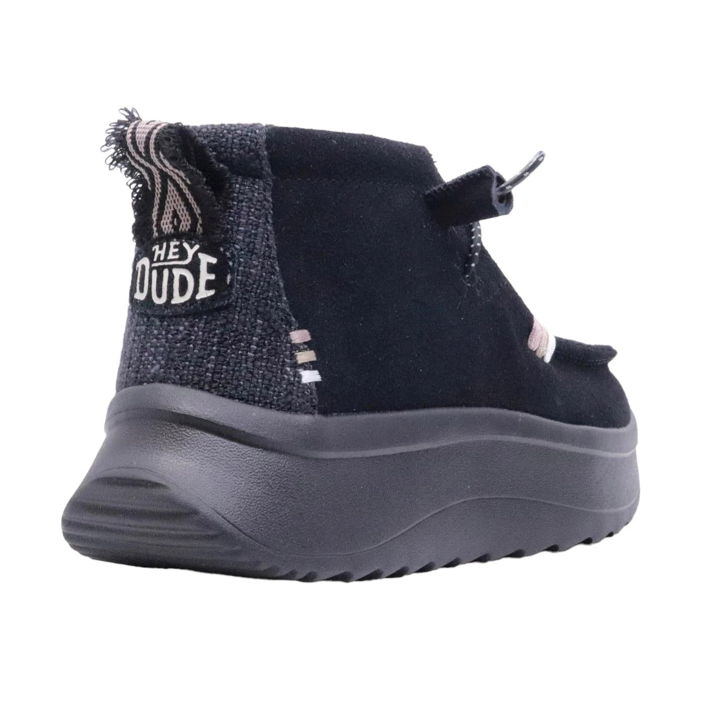 Hey Dude Wendy Peak Hi sneaker donna in morbida pelle scamosciata 