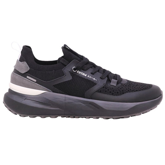 Extr4 Kaizen 3.03 sneaker uomo nera in tessuto tecnico traspirante 