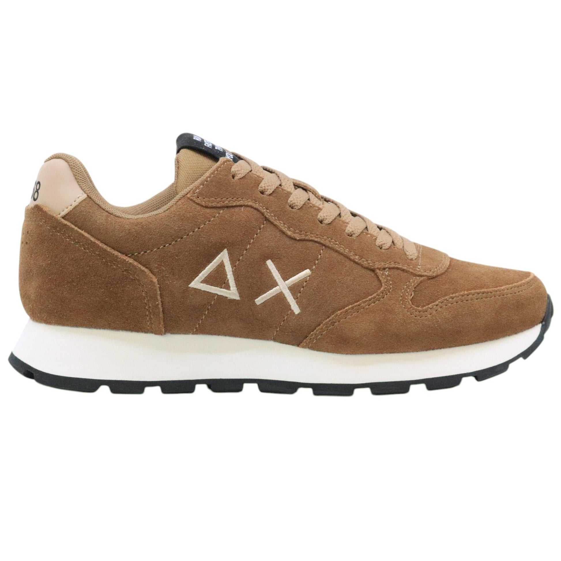 SUN68 Tom Suede Z45106 sneaker uomo in suede marrone 