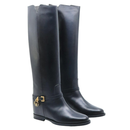 Stivale Via Roma 15 4252 in pelle nera 