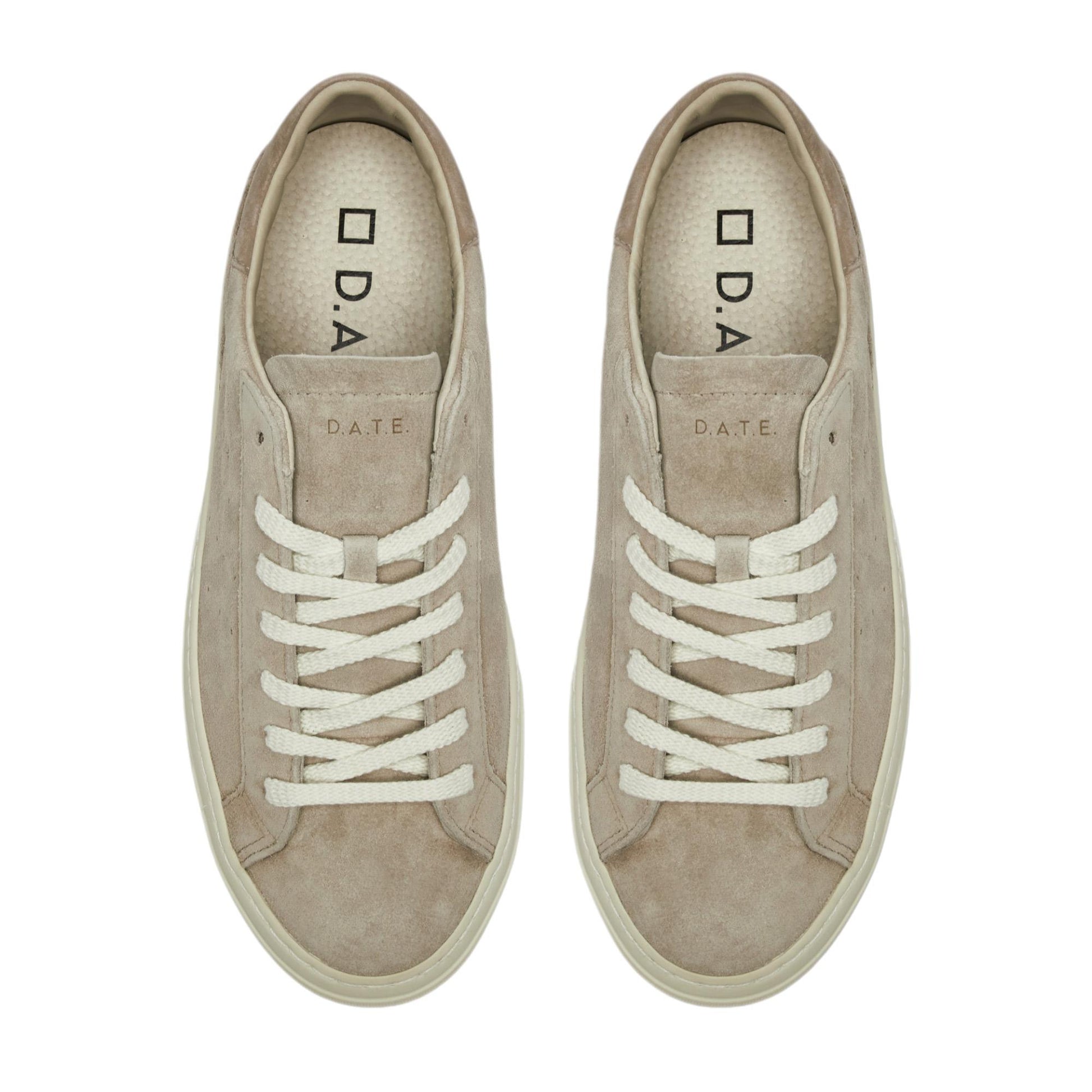 DATE Sonica Suede Tupe SO SD TA sneaker uomo in camoscio taupe 
