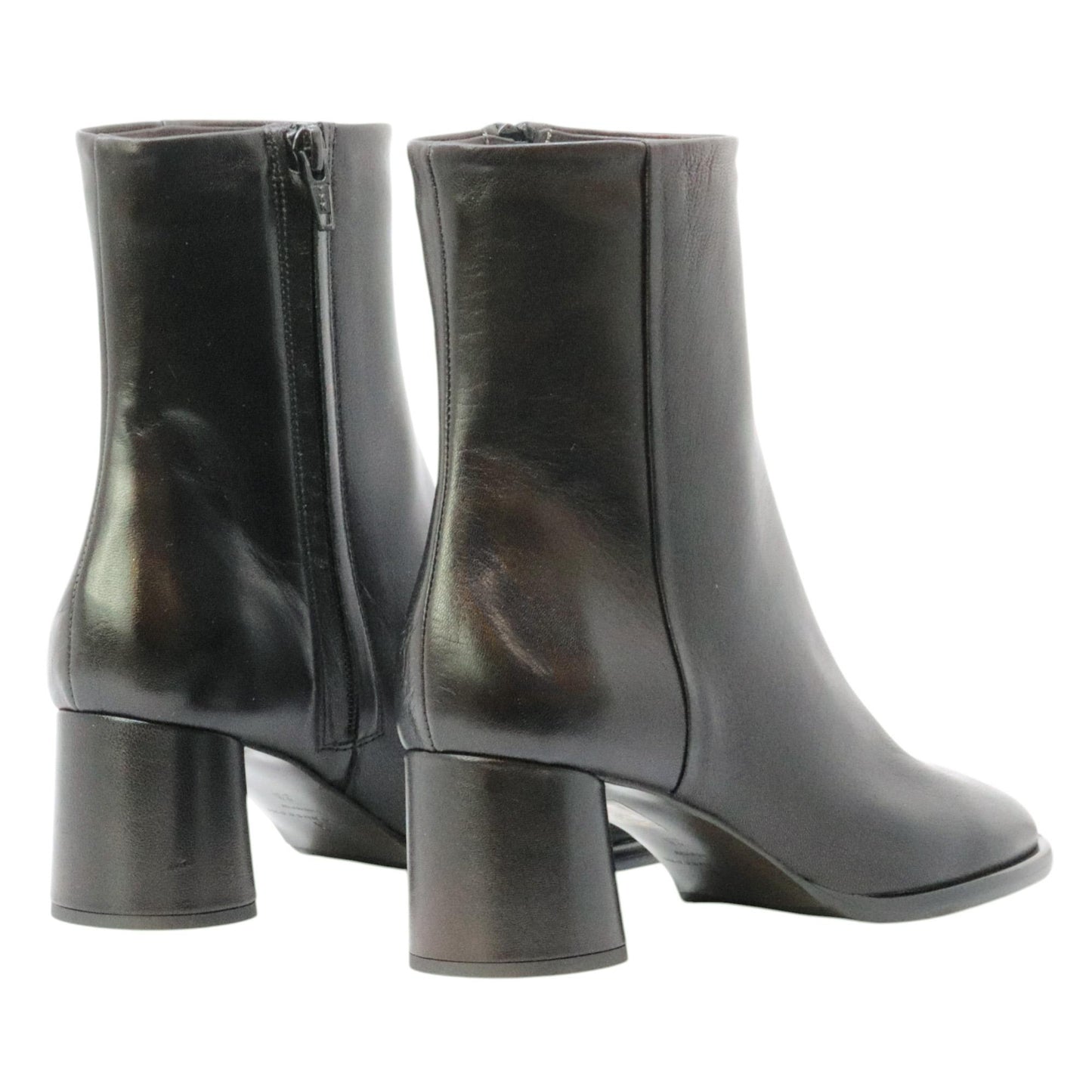 Fabio Rusconi 2747 stivaletto donna in pelle nera con zip laterale 