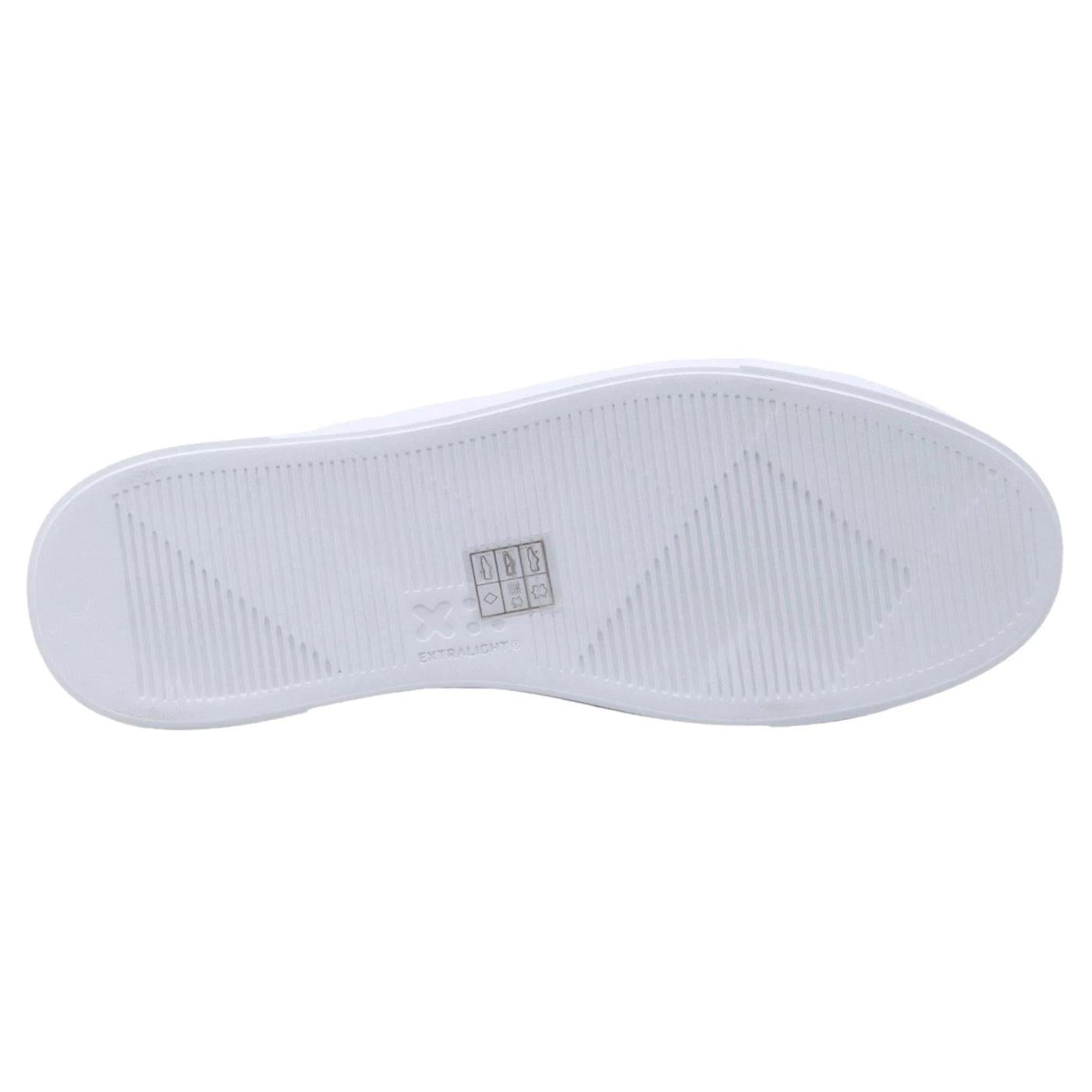 Crime London Extralight 13474 sneaker uomo in pelle bianca 