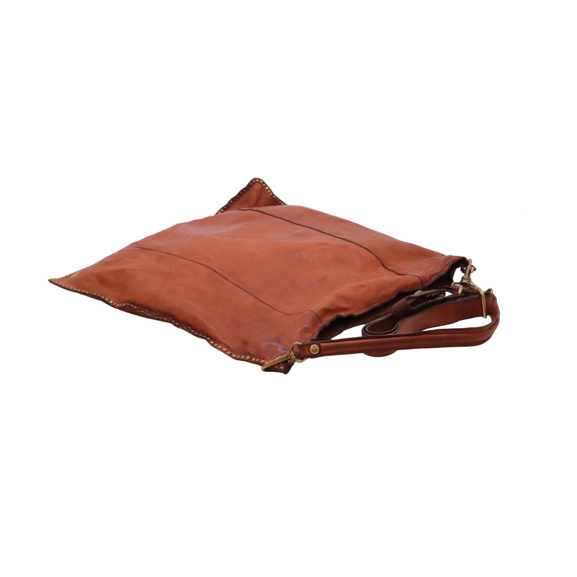 Campomaggi Elsa C043670ND borsa monospalla in pelle cognac 