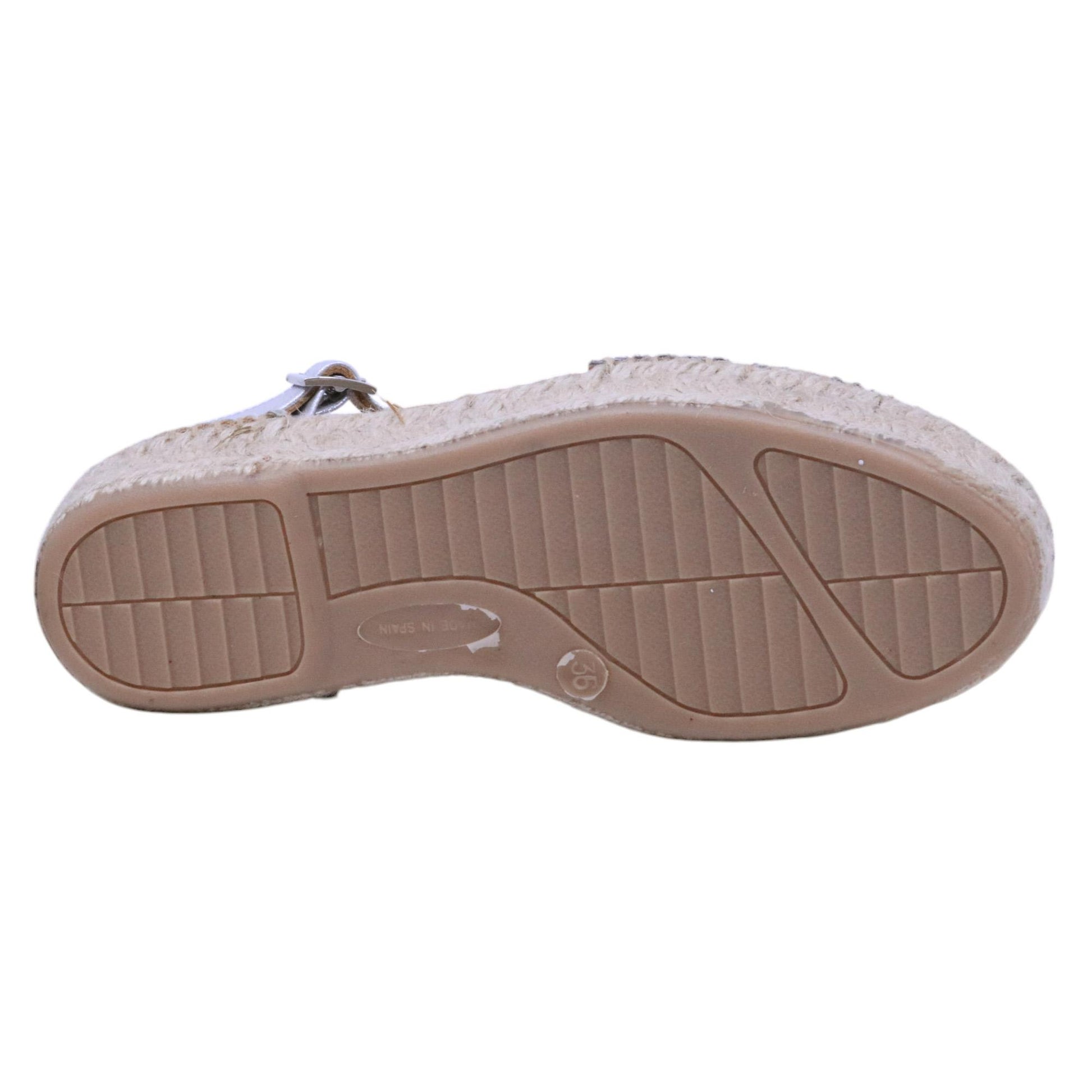 Sandalo donna Lagoa Valencia in glitter argento 