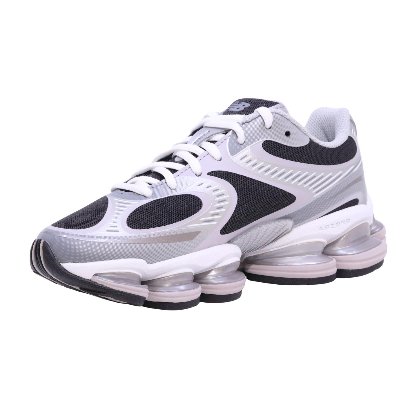 New Balance ABZORB 2000 sneaker in tessuto silver e nero 