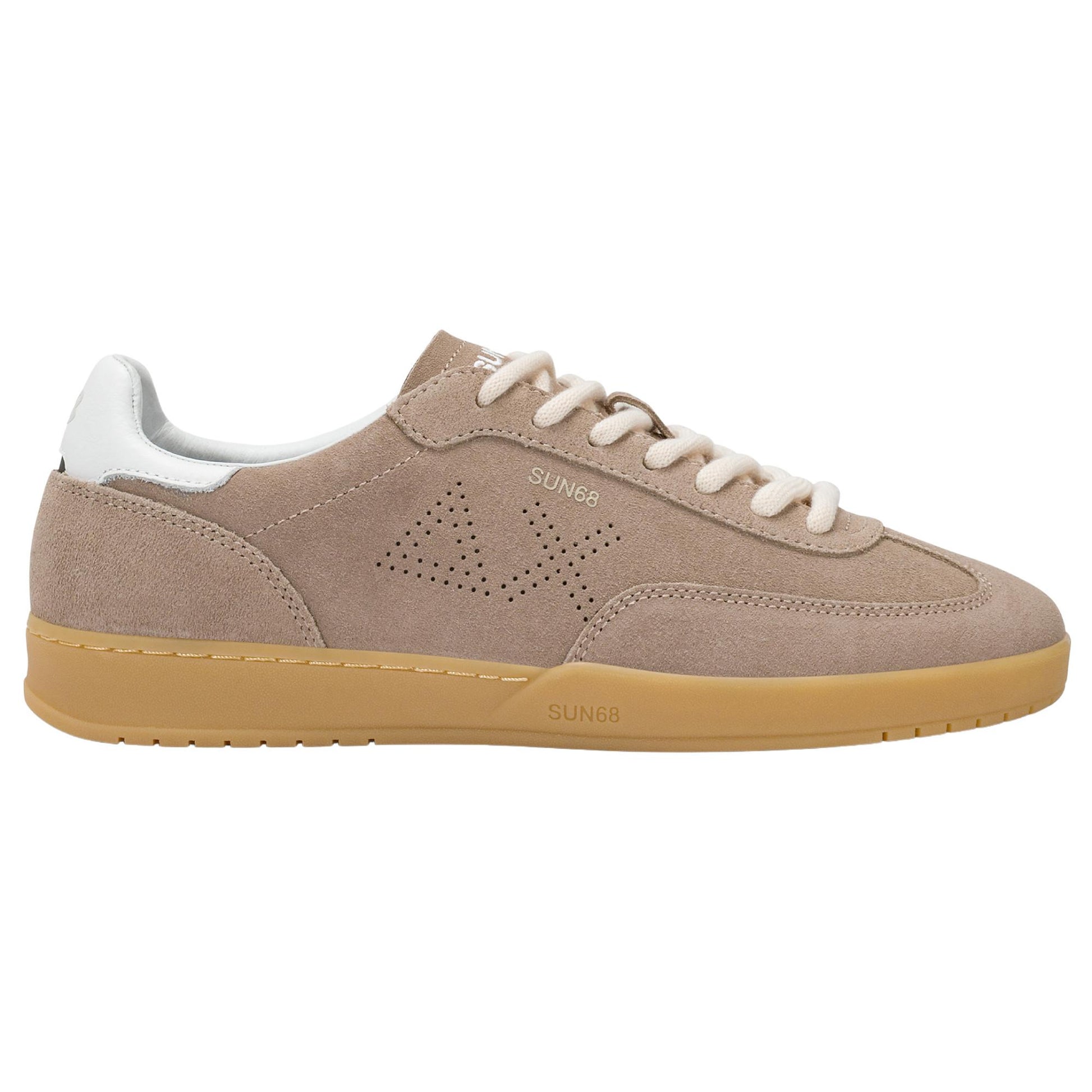 Sun68 California Z36142-98 sneaker uomo in camoscio grigio stone 