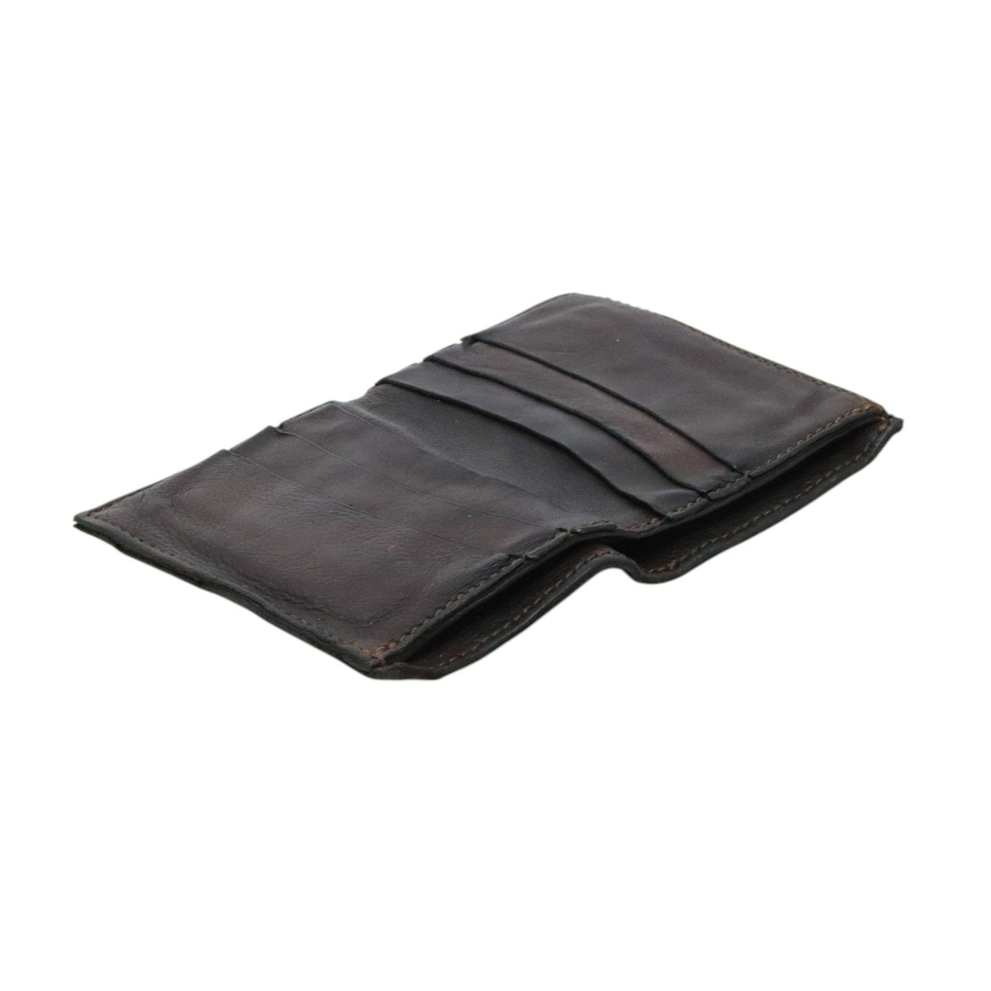 Campomaggi portafoglio donna in pelle naturale testa di moro C041590NDX2298C1501 CAMPOMAGGI