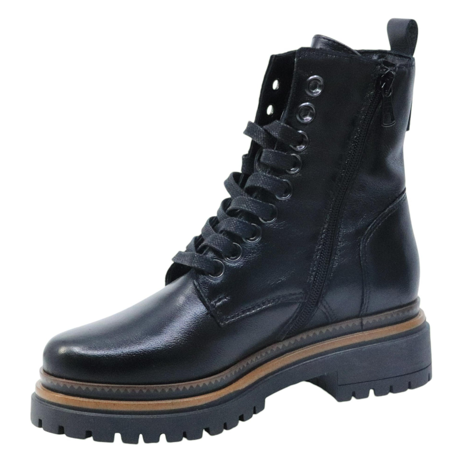 Anfibio Mjus T60209 da donna in pelle nera 