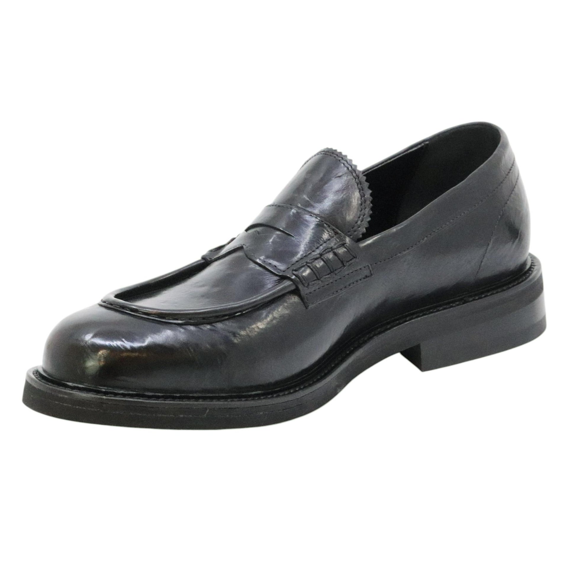 Ducanero 2760 mocassino uomo in pelle nera 