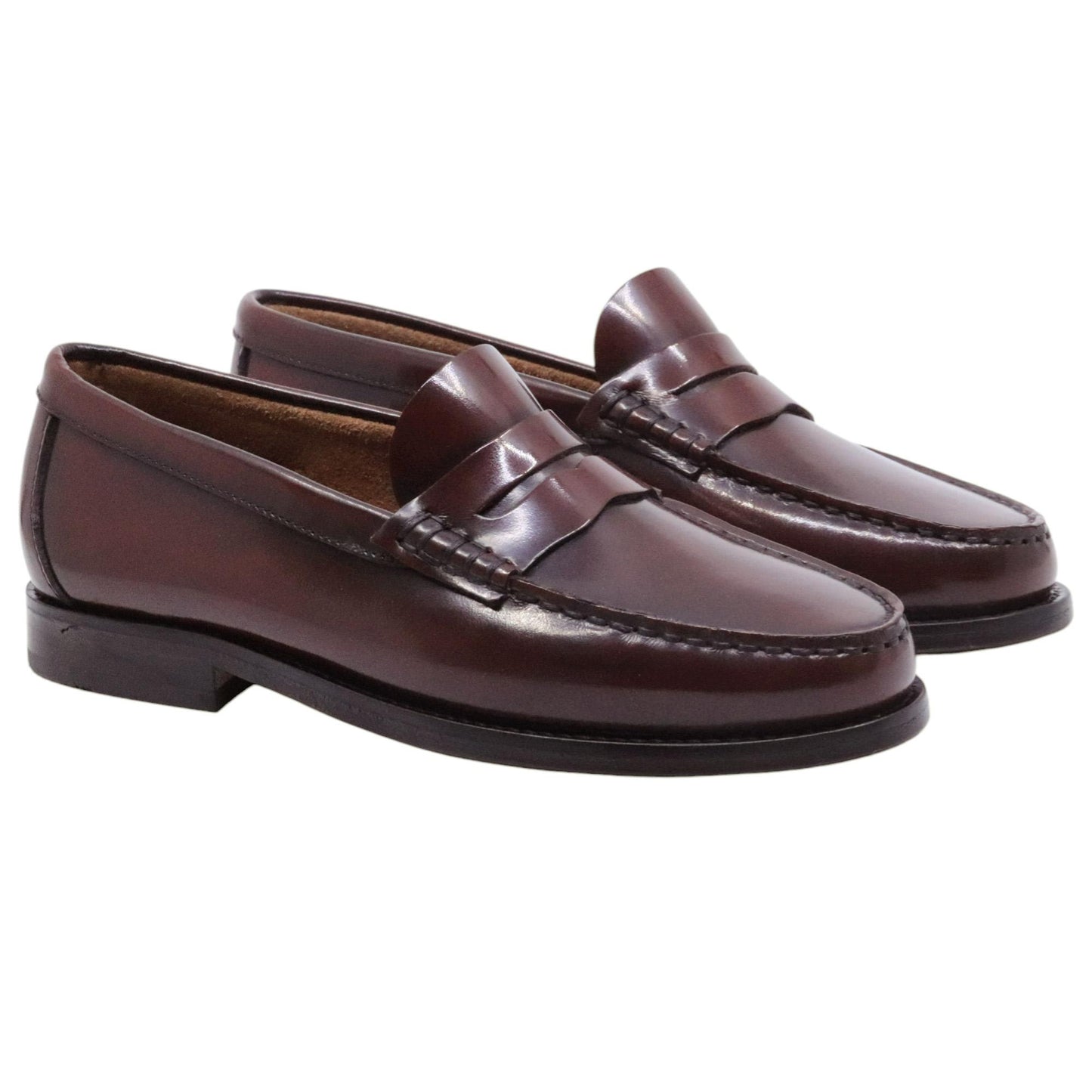 Mocassino donna Saxone of Scotland 14 S in pelle borgundy 