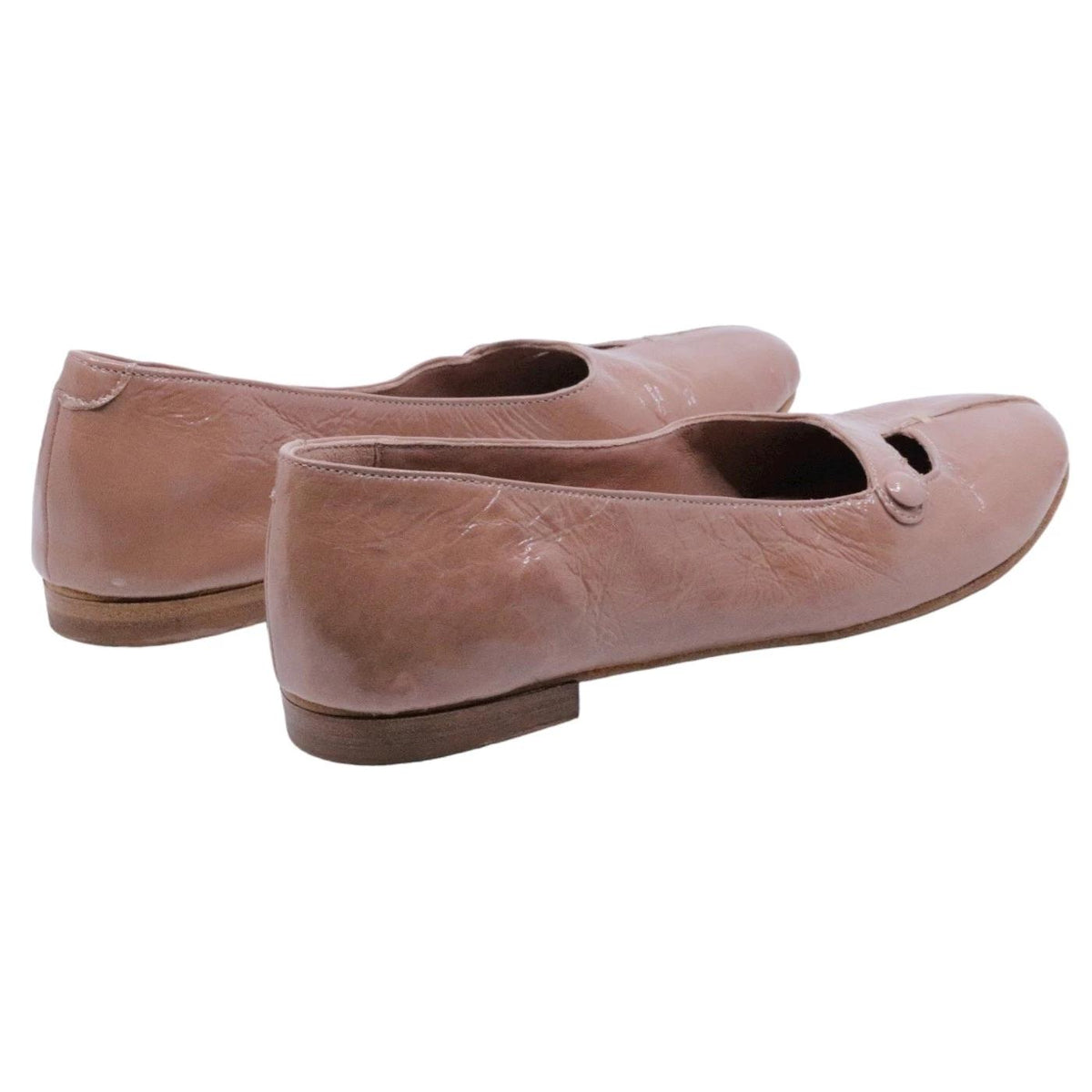 Ballerina donna Kudetà 414500 in pelle tortora in vernice 