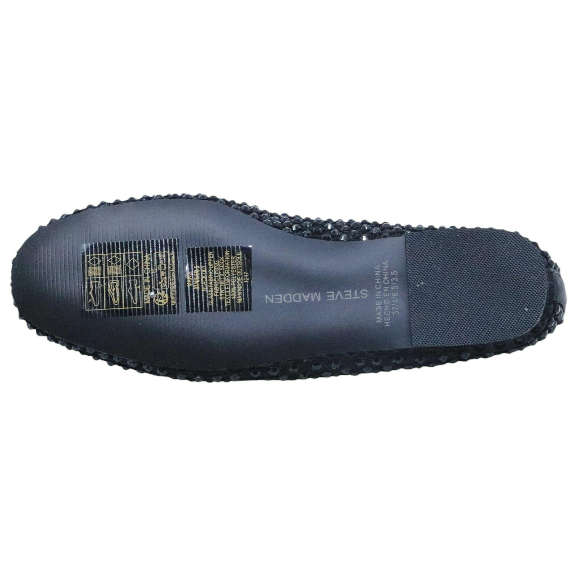 Ballerina Steve Madden Marli in tessuto a rete nero 