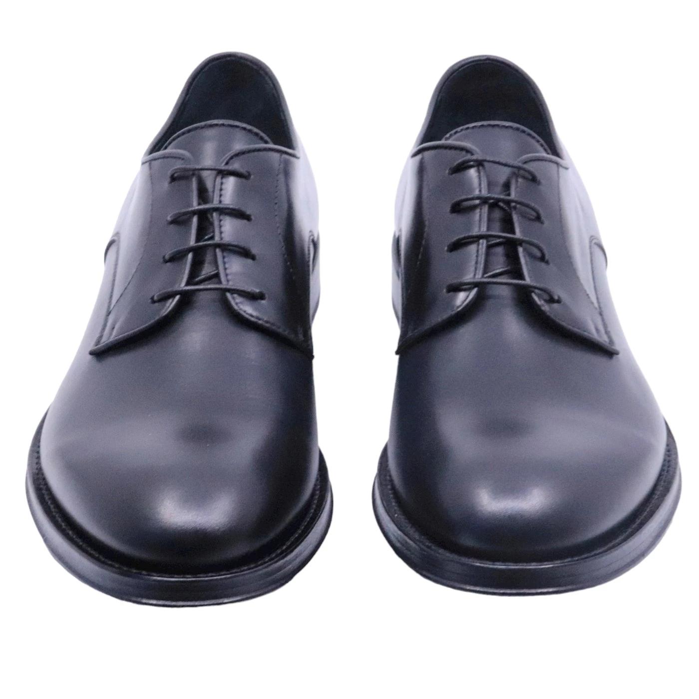Scarpa Derby uomo Corvari in pelle nera 