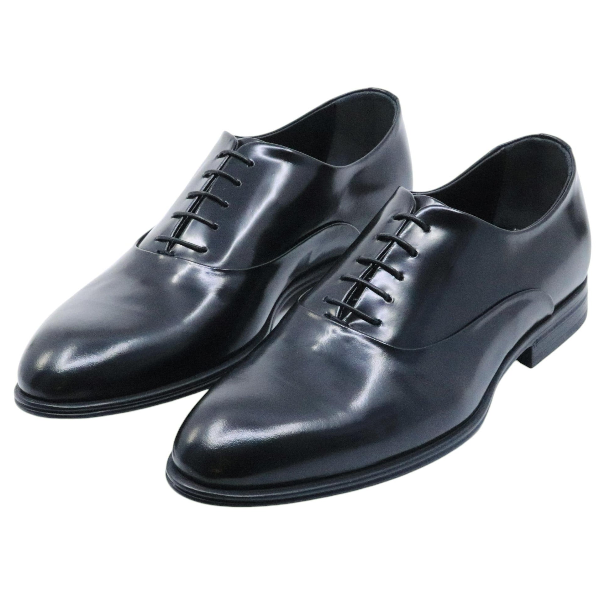Scarpa Oxford uomo Corvari in pelle spazzolata nera 