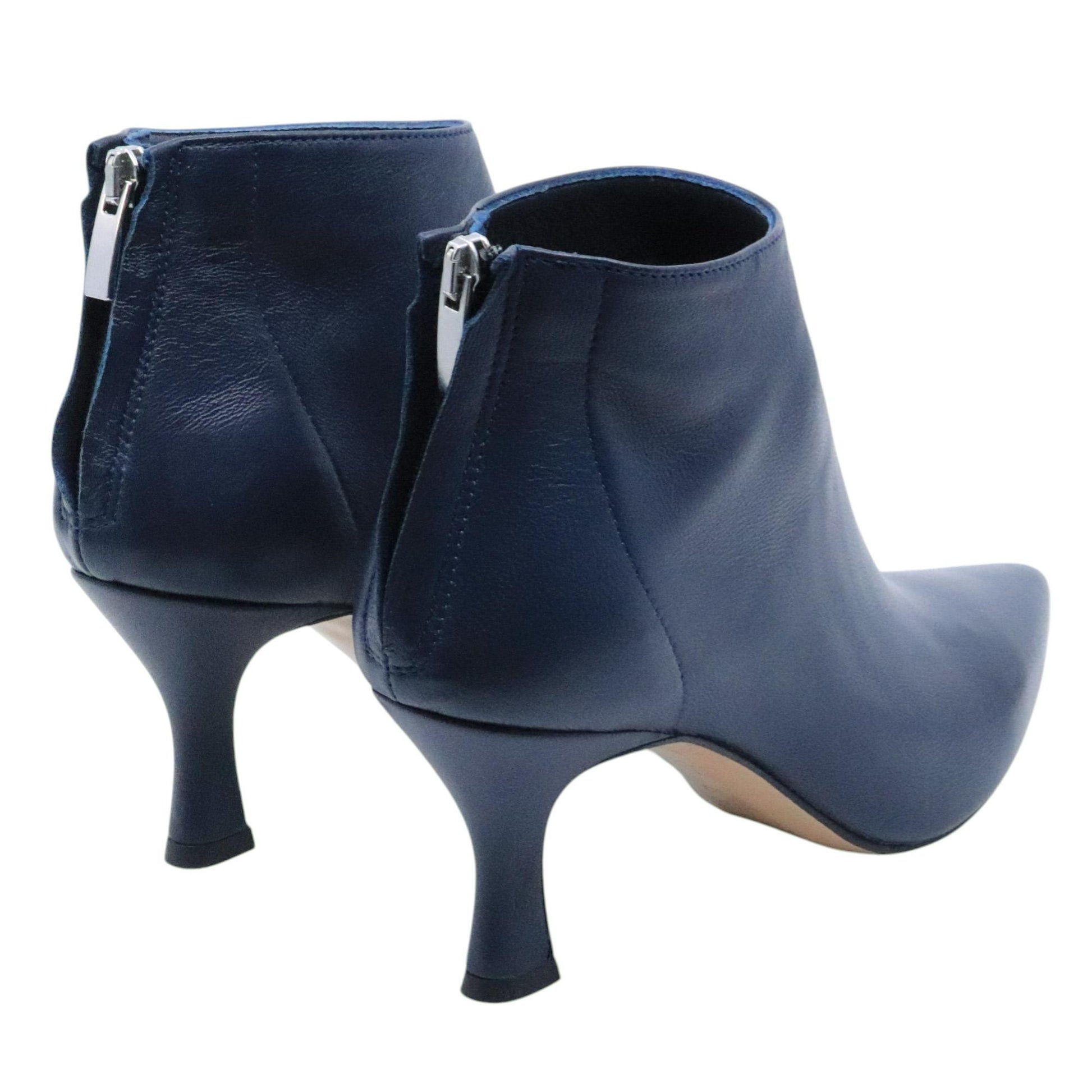 Tronchetto donna Ranyé 130 in pelle blu 