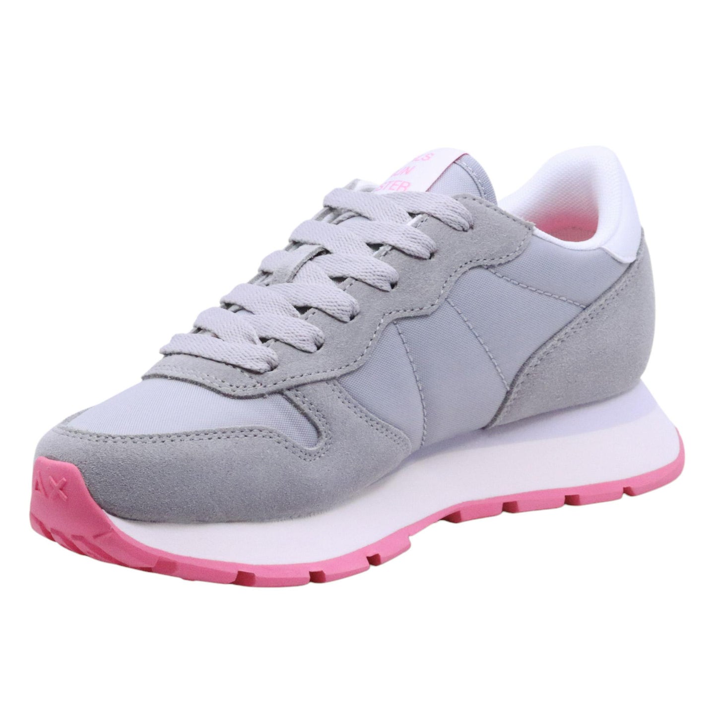 Sneaker donna Sun68 Ally Solid Nylon Z35201 in tessuto grigio 