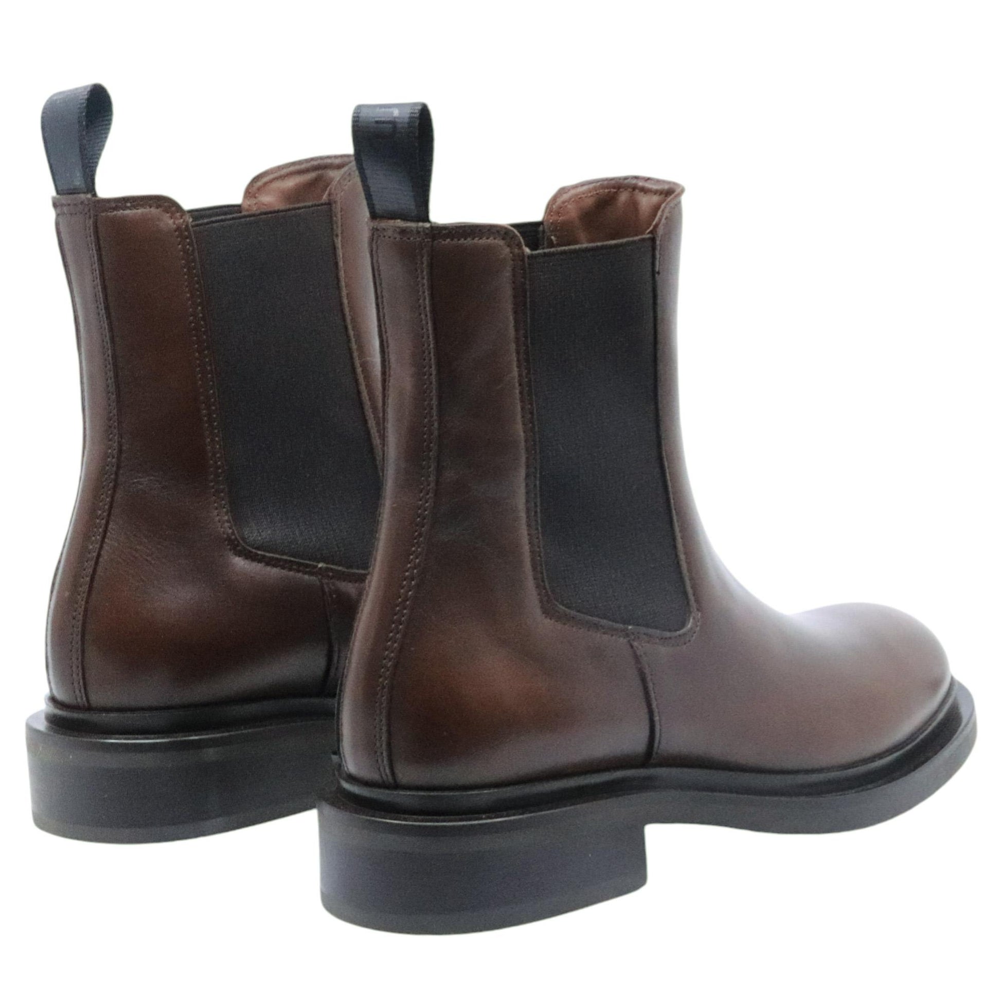 Chelsea Mjus L58201 da donna in pelle marrone 