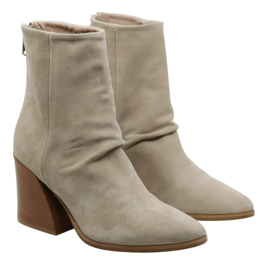 Stivaletto donna Curiositè 1636 in camoscio taupe 