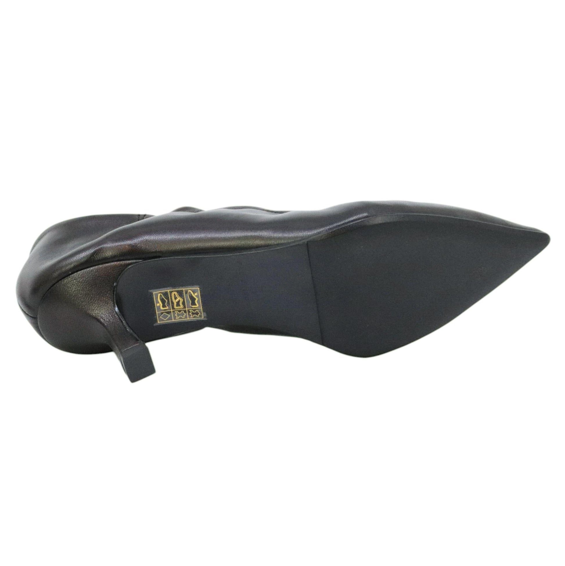 Fabio Rusconi I-2757 décolleté donna pelle nera 