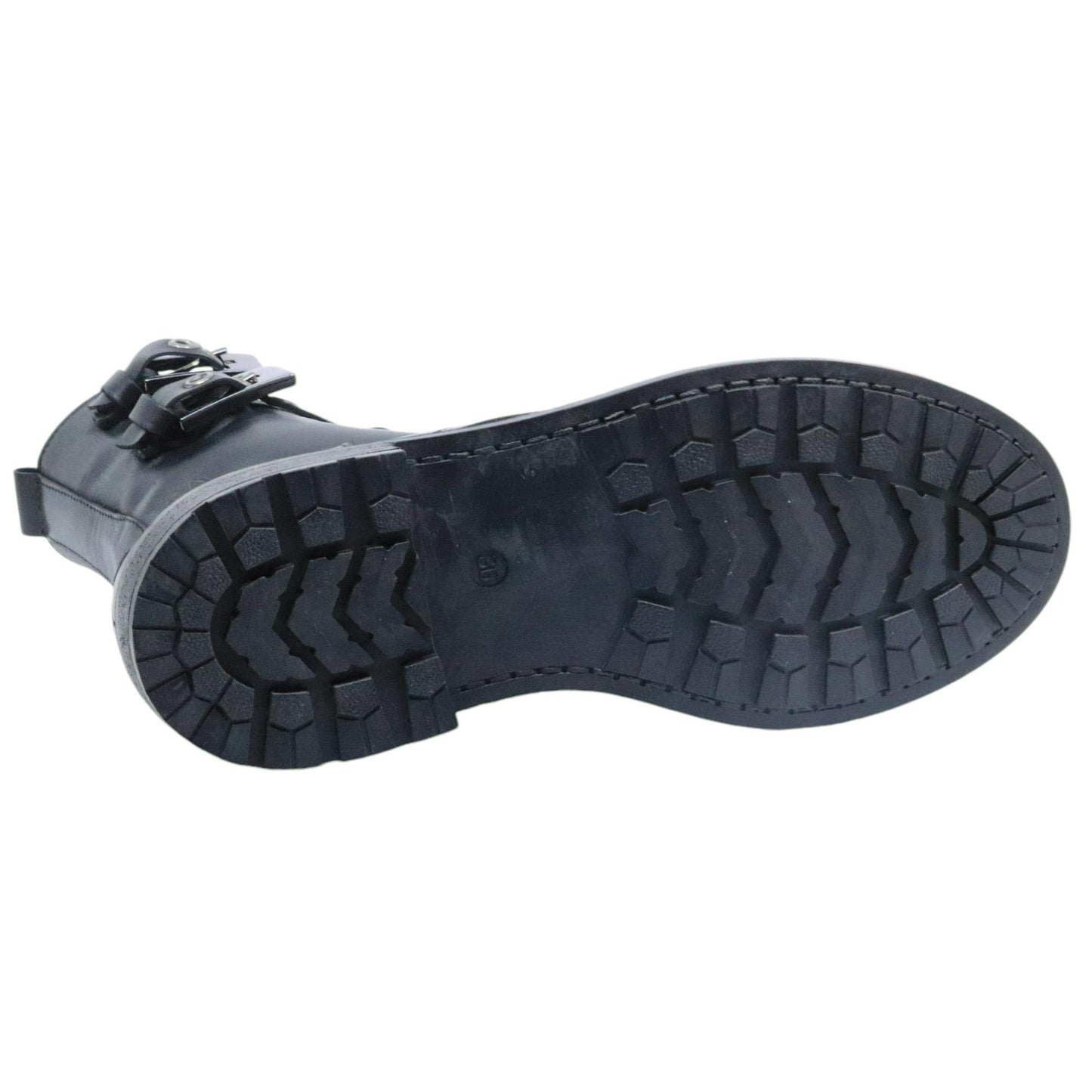 Stivaletto donna The Seller GD731 in pelle nera 