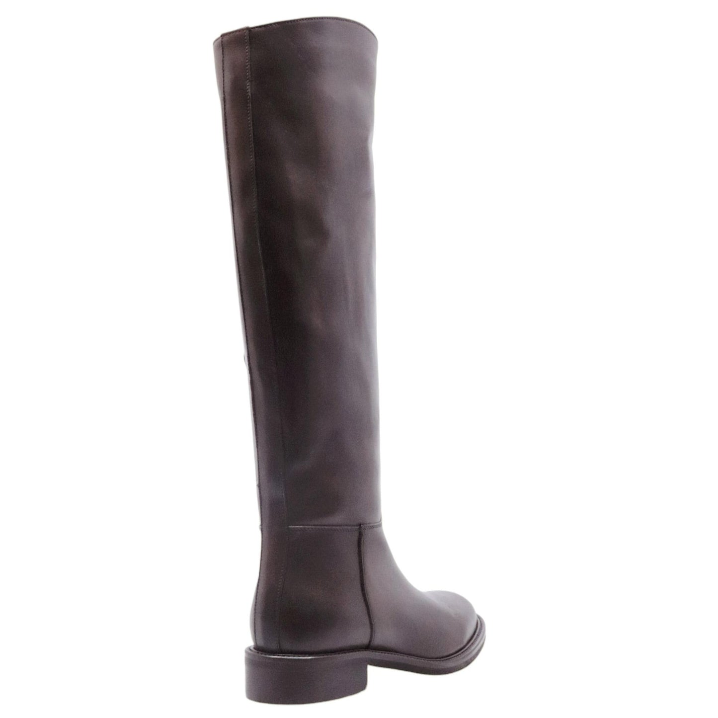 Stivale da donna The Seller GD711 in pelle marrone 