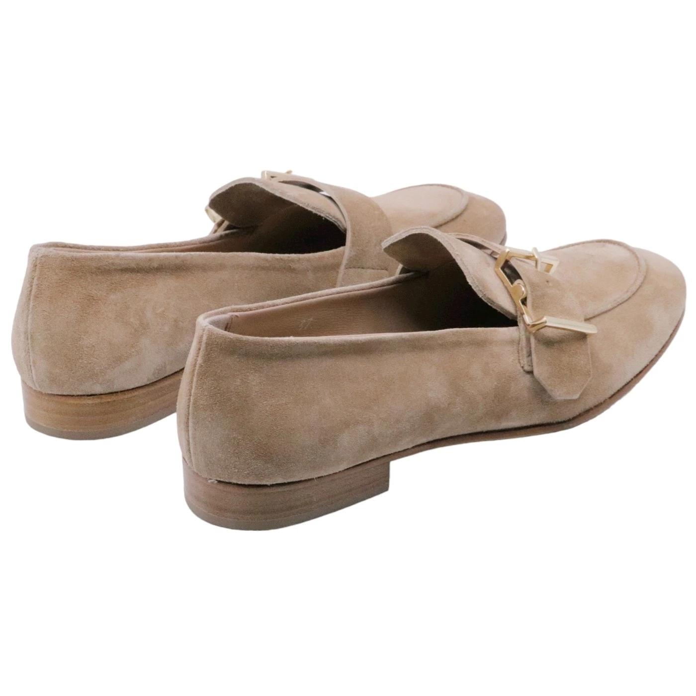 Mocassino donna Triver Flight 762 02 in camoscio sabbia 