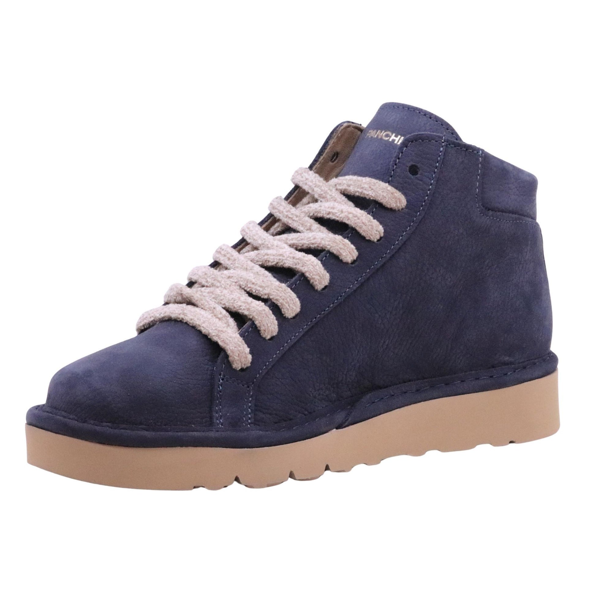Panchic P007 ankle boot uomo nabuk blue 