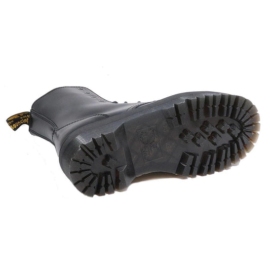 Dr. Martens Jadon anfibio platform donna in pelle Polished Smooth nera 